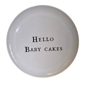 Sugarboo "Hello Baby Cakes" Plastic plate